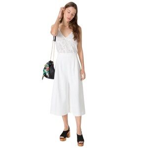 & Other Stories Lace Culotte Jumpsuit